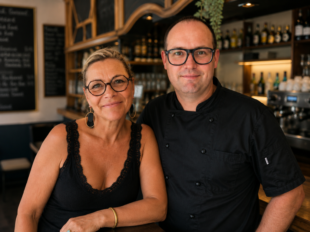 Caro et Greg, l'équipe de la brasserie Le Murigny à Reims